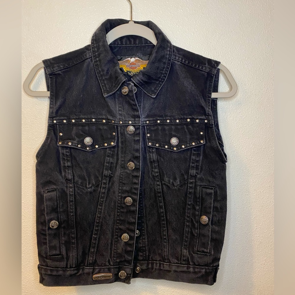 HARLEY-DAVIDSON Denim Vest XS